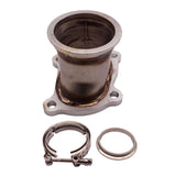 Max Maxb CT26 Downpipe Turbocharger Flange stainlesssteel 2.5"Outlet V-Band forToyota