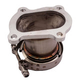 Max Maxb CT26 Downpipe Turbocharger Flange stainlesssteel 2.5"Outlet V-Band forToyota