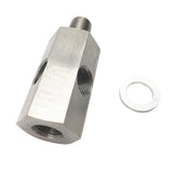 Max Maxb Oil Pressure Gauge Fitting Adapter M10 x 1.0 Male/Female 1/8" NPT