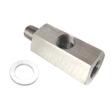 Max Maxb Oil Pressure Gauge Fitting Adapter M10 x 1.0 Male/Female 1/8" NPT