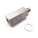 Max Maxb Oil Pressure Gauge Fitting Adapter M10 x 1.0 Male/Female 1/8" NPT