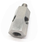 Max Maxb Oil Pressure Gauge Fitting Adapter M10 x 1.0 Male/Female 1/8" NPT