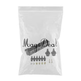 Max Maxb 6 Port VACUUM Block Intake Manifold Fuel Gas Wastegate Turbo Boost Black