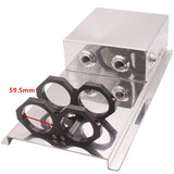 Maxbell 2.5L Under Car Fuel Surge Tank Proflow Dual Bosch Pumps Mount