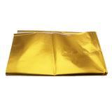 Maxbell Car 39"x47" Self Adhesive Reflect Gold Heat Wrap Barrier For Thermal Exhaust