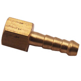 Maxbell Brass 1/8'' Female NTP To 7mm Tail Baed Fitting 1/8'' Hose ID