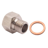 Maxbell Fitting Adapter NPT 1/8" Female To Metric M12X1.5 Male Replace auto meter
