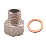 Maxbell Fitting Adapter NPT 1/8" Female To Metric M12X1.5 Male Replace auto meter