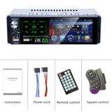 Max Maxb Bluetooth Car MP5 Player Touch HD Capacitive Screen FM Audio MP5 Player+8 LED Camera