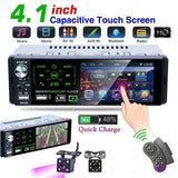 Max Maxb Bluetooth Car MP5 Player Touch HD Capacitive Screen FM Audio MP5 Player+8 LED Camera