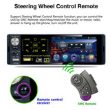 Max Maxb Bluetooth Car MP5 Player Touch HD Capacitive Screen FM Audio MP5 Player+8 LED Camera