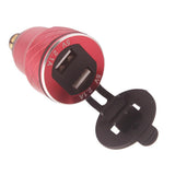 Max Maxb For BMW R1200GS  DIN to USB Motorcycle Charger 5V 2.1A RED