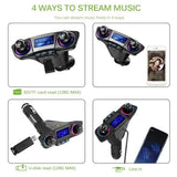Max Maxb New Wireless Bluetooth Handsfree Calling Car Kit FM Transmitter Car MP3
