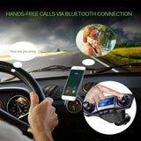 Max Maxb New Wireless Bluetooth Handsfree Calling Car Kit FM Transmitter Car MP3
