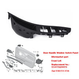 Maxbell 4PCS Door Handle Window Switch Panel & Interior Door Handle for BMW 5 Series