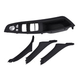 Maxbell 4PCS Door Handle Window Switch Panel & Interior Door Handle for BMW 5 Series