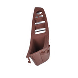 Max Maxb 4PCS Door Handle Window Switch Panel Interior Button Frame for BMW Red Brown