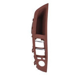 Max Maxb 4PCS Door Handle Window Switch Panel Interior Button Frame for BMW Red Brown