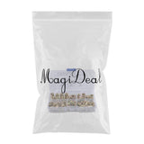 Max Maxb 100pcs Mixed Zinc Plated Carbon Steel Rivet Nut Kit Tools Set