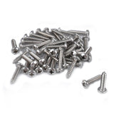 Max Maxb 100 Pack Rope Light P-Style Mounting Clips with Compatible Stainless 0.188 inch