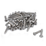 Max Maxb 100 Pack Rope Light P-Style Mounting Clips with Compatible Stainless 0.25 inch