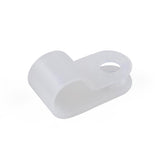 Max Maxb 100 Pack Rope Light P-Style Mounting Clips with Compatible Stainless 0.313 inch