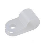 Max Maxb 100 Pack Rope Light P-Style Mounting Clips with Compatible Stainless 0.313 inch