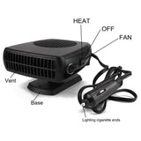 Maxbell Car Auto Portable Electric Heater Heating Cooling Fan Defroster Demister 24V