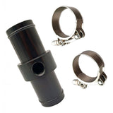 Maxbell Aluminum Black Inline Radiator Hose Temperature Sensor Adapter 3/8 NPT