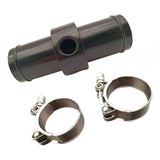 Maxbell Aluminum Black Inline Radiator Hose Temperature Sensor Adapter 3/8 NPT