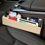 Maxbell Car Seat Crevice Box Storage Organizer Gap Pocket Phone Coins 2 USB Ports