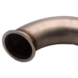 Maxbell 3" 90 Degree V-Band With Clamp Pipe Short Leg 6" leg Downpipe
