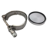 Maxbell 50mm BOV Block Off Plate Cap Flange Adapter Plug Blanking Plate Clamp