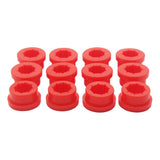 Maxbell 12pcs Racing Lower Control Arm Rear Camber Kit Replacement Bushings Red