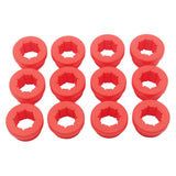 Maxbell 12pcs Racing Lower Control Arm Rear Camber Kit Replacement Bushings Red