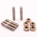 Maxbell 5 Pieces M10x1.25 50mm Turbo Stud Nut Kit For Mitsubishi DSM 1G EVO1~10