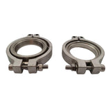 Maxbell V Band Clamp Set Kit with Screws Nuts and Seals Fit for TiAL 44mm Wastegate