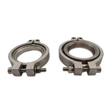 Maxbell V Band Clamp Set Kit with Screws Nuts and Seals Fit for TiAL 44mm Wastegate