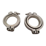 Maxbell V Band Clamp Set Kit with Screws Nuts and Seals Fit for TiAL 44mm Wastegate