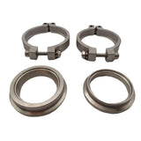 Maxbell V Band Clamp Set Kit with Screws Nuts and Seals Fit for TiAL 44mm Wastegate