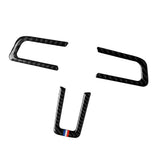 Maxbell Carbon Fiber Steering Wheel Trim Stickers for Ford Mustang 2015 2016 2017