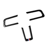 Maxbell Carbon Fiber Steering Wheel Trim Stickers for Ford Mustang 2015 2016 2017