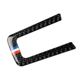 Maxbell Carbon Fiber Steering Wheel Trim Stickers for Ford Mustang 2015 2016 2017