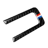 Maxbell Carbon Fiber Steering Wheel Trim Stickers for Ford Mustang 2015 2016 2017
