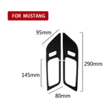 Maxbell Carbon Fiber Car Handle Door Bowl Trim Sticker for Ford Mustang 2015 2016 17