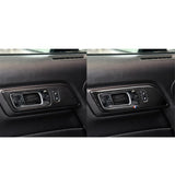 Maxbell Carbon Fiber Car Handle Door Bowl Trim Sticker for Ford Mustang 2015 2016 17