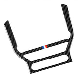 Maxbell Carbon Fiber Car Console AC CD Cover Trim Sticker for Ford Mustang 15 16 17