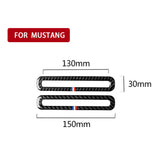 Maxbell Carbon Fiber Car Door Air Outlet Vent Trim Sticker for Ford Mustang 15 16 17