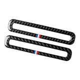 Maxbell Carbon Fiber Car Door Air Outlet Vent Trim Sticker for Ford Mustang 15 16 17