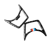 Maxbell Carbon Fiber Headlight Switch Speaker Trim Sticker for Ford Mustang 15 16 17